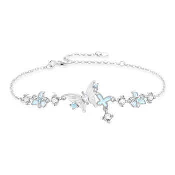 Lao Feng Xiang S925 Silver Bracelets Women's