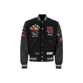 AMIRI Vintage Patch Varsity Bomber Jacket