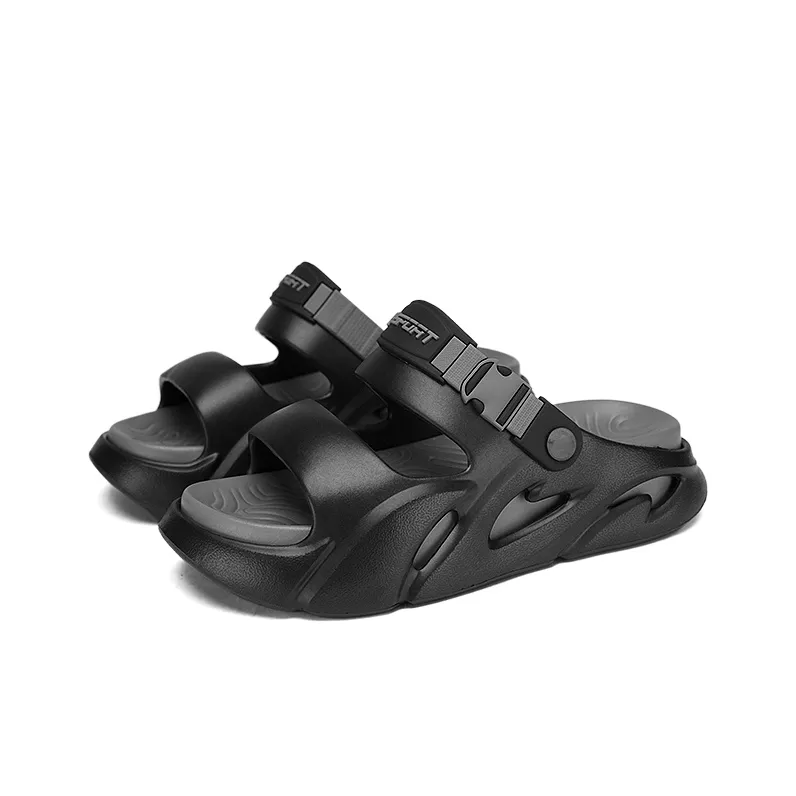 CAMOSI Beach Sandals Unisex Black Gray/White Black/Orange/Mint Green-14