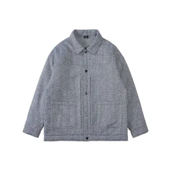 WAYNEXZAVIER Puffer Jacket Men's Blue
