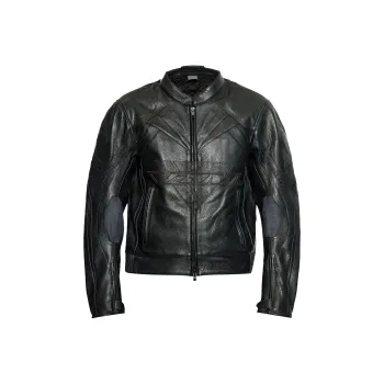 Vetements Logo Detailed Zip Up Jacket
