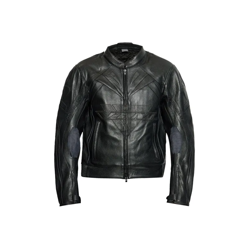 Vetements Zipped Leather Jacket-0