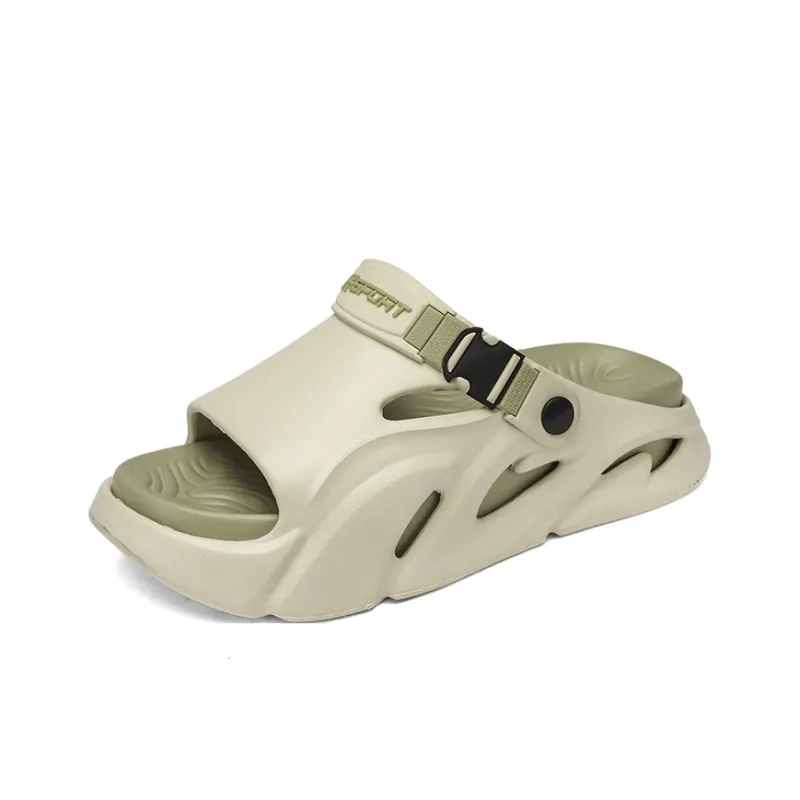 CAMOSI Beach Sandals Unisex Black Gray/White Black/Orange/Mint Green-13