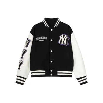 MLB Baseball Jacket Unisex Black