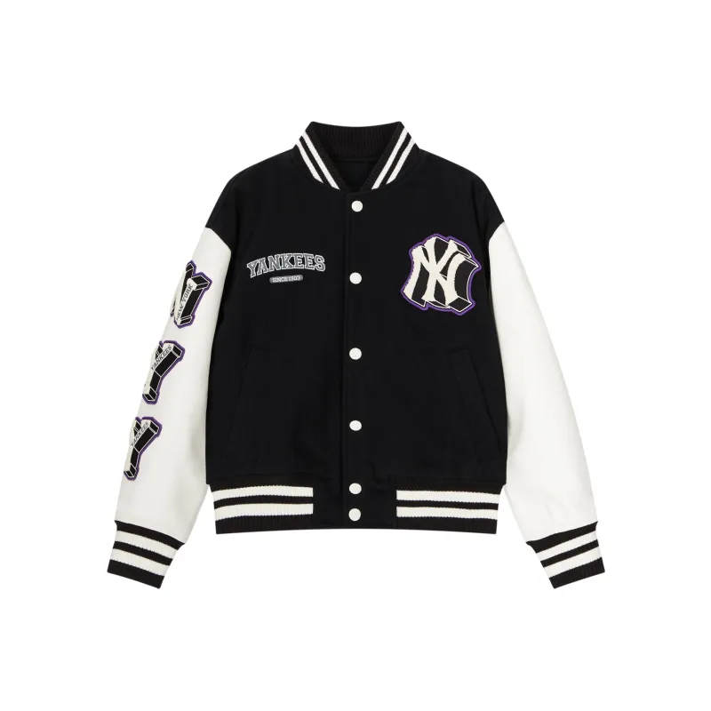 MLB Baseball Jacket Unisex Black-0