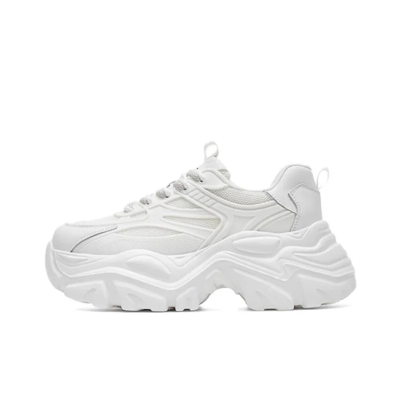 AGSDON Slip Resistant Low Top Chunky Sneakers Women's-7