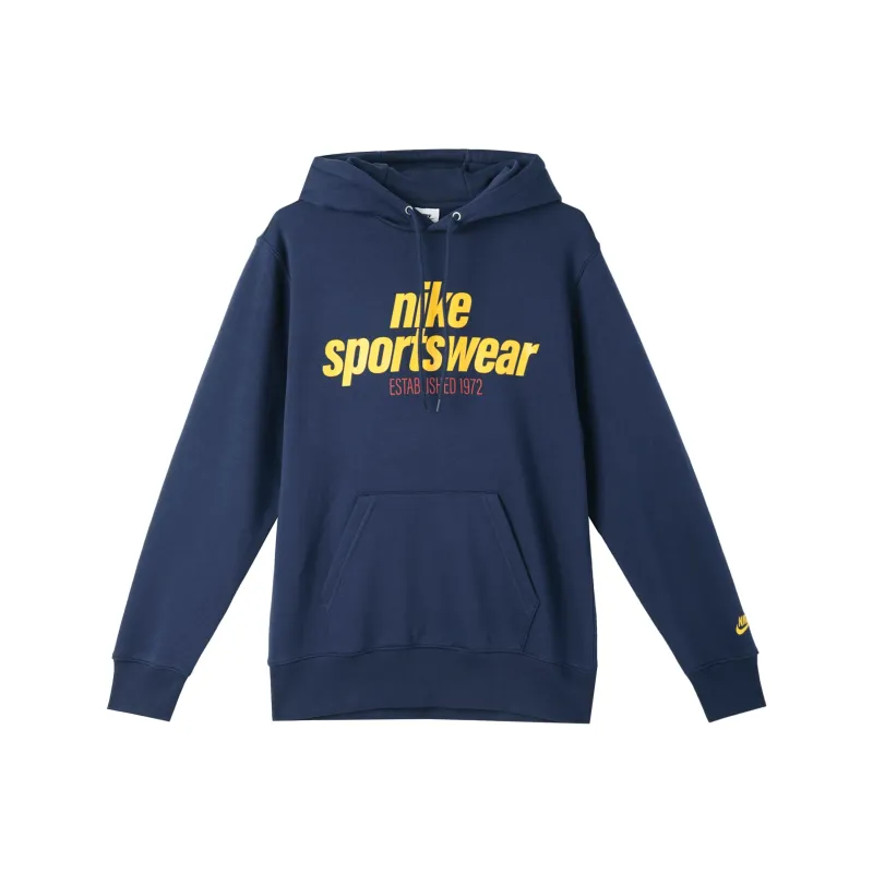 Nike SportswearClub BB PO HDY NSW GFX Sweatshirt Men's Blue-0