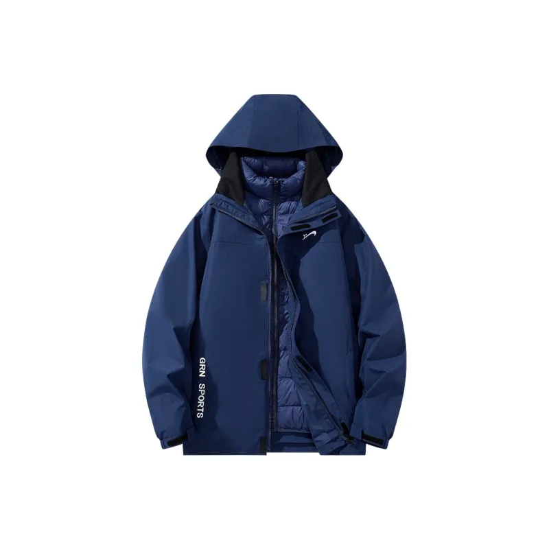 K bird Waterproof And Windproof To Keep Warm Windbreaker Jacket Unisex-1