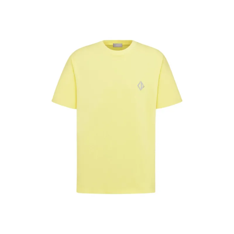 DIOR FW25 Fall Men's Clothing Collection T Shirt Men's Yellow-0