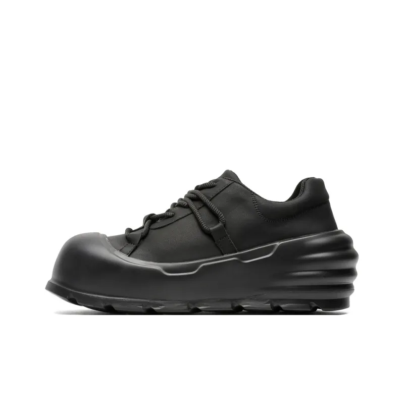 WEISHIBANGWEI Low Top Casual Shoes Men's Black-0