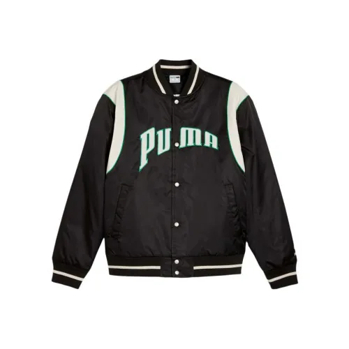 PUMA Baseball Jacket Unisex Black