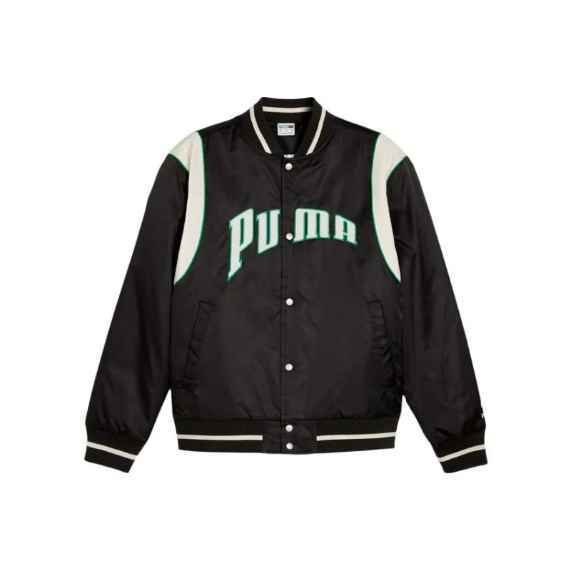 PUMA Baseball Jacket Unisex Black-0