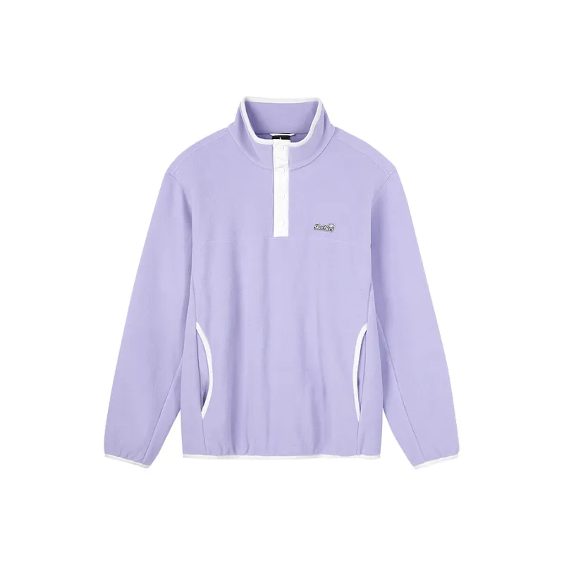 Skechers Sports Alliance Series Velvet feel Coat Unisex Lavender-0