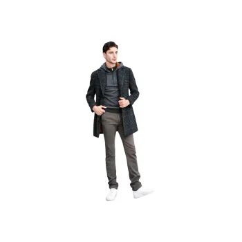 JODOLL Coats Men's Black Gray Color