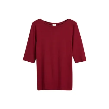 ZIMMERLI Undershirt Women's Dark Red Pattern