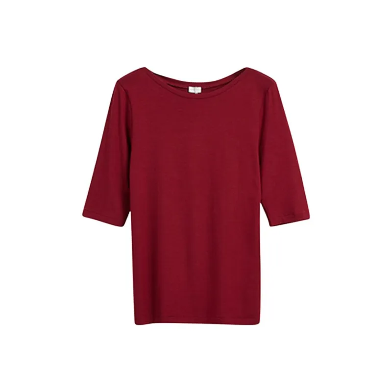 ZIMMERLI Undershirt Women's Dark Red Pattern-0
