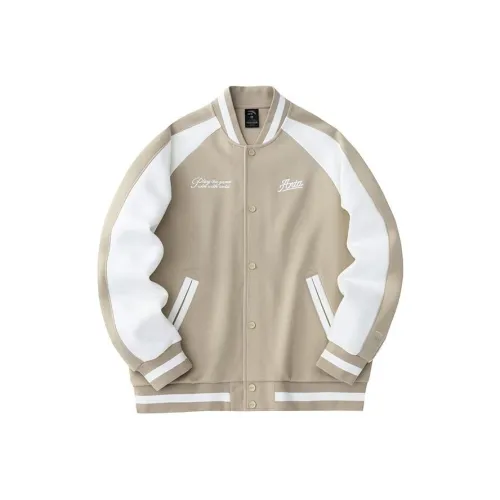 Anta Life Collection Baseball Jacket Coat Men's Beige Khaki