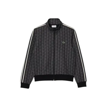 LACOSTE Paris monogram Zip up Sweatshirt