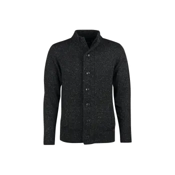 BARBOUR Tisbury Zip Through Jumper Jackets Coats Men's Black