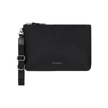 Givenchy Voyou Nylon Clutch Men's Black