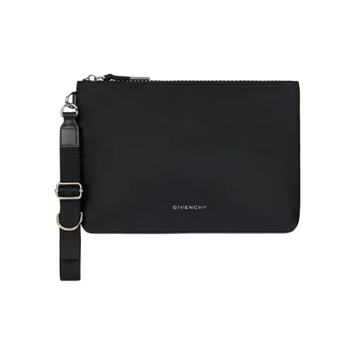 Givenchy Voyou Nylon Clutch Men's Black