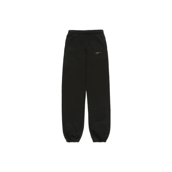 OFF WHITE FW19 Knitted Sports Pants Men's Black-0