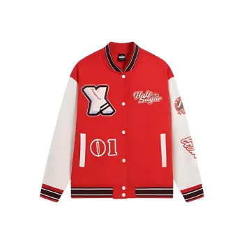 XTEP Baseball Jacket Unisex Enchanted Red