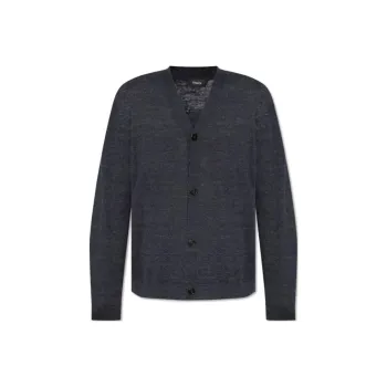 THEORY Buttoned V Neck Cardigan