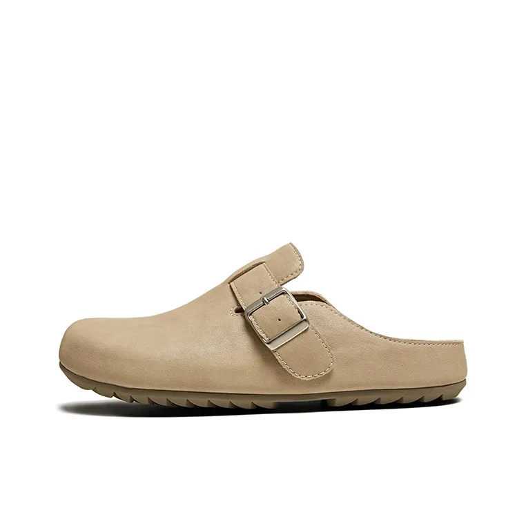 PT'SON Rubber Sole Abrasion Resistant Closed Toe Slippers Women's-0
