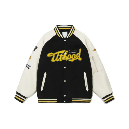 Guuka Baseball Jacket Unisex Black