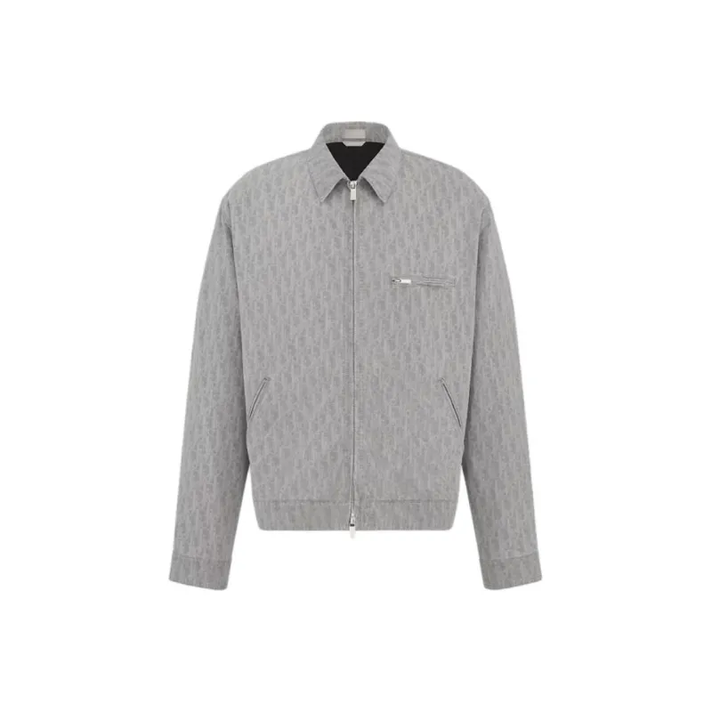 DIOR Oblique Zipped Blouson Jacket-0