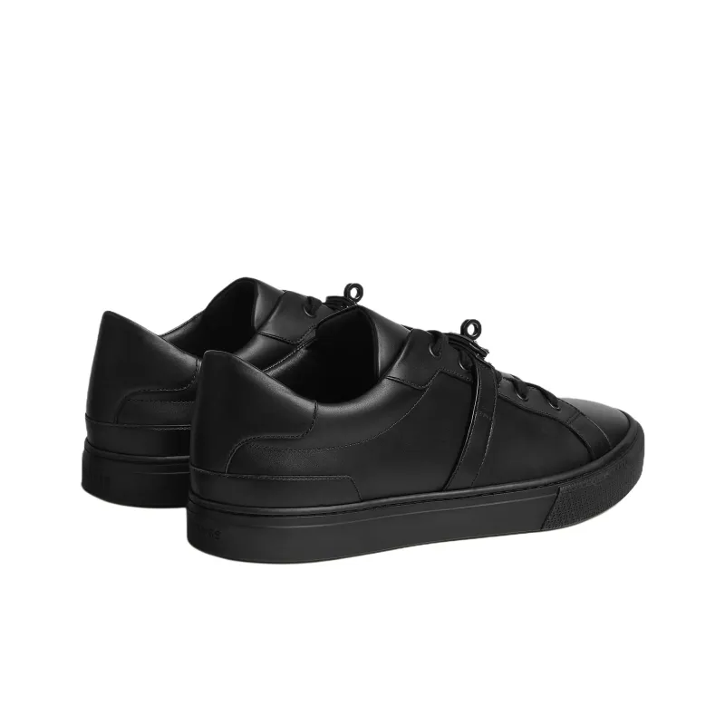 HERMES Day Low Top Skateboard Shoes Men's Black-4