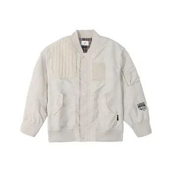 FOSS Baseball Jacket Unisex Eggshell Color