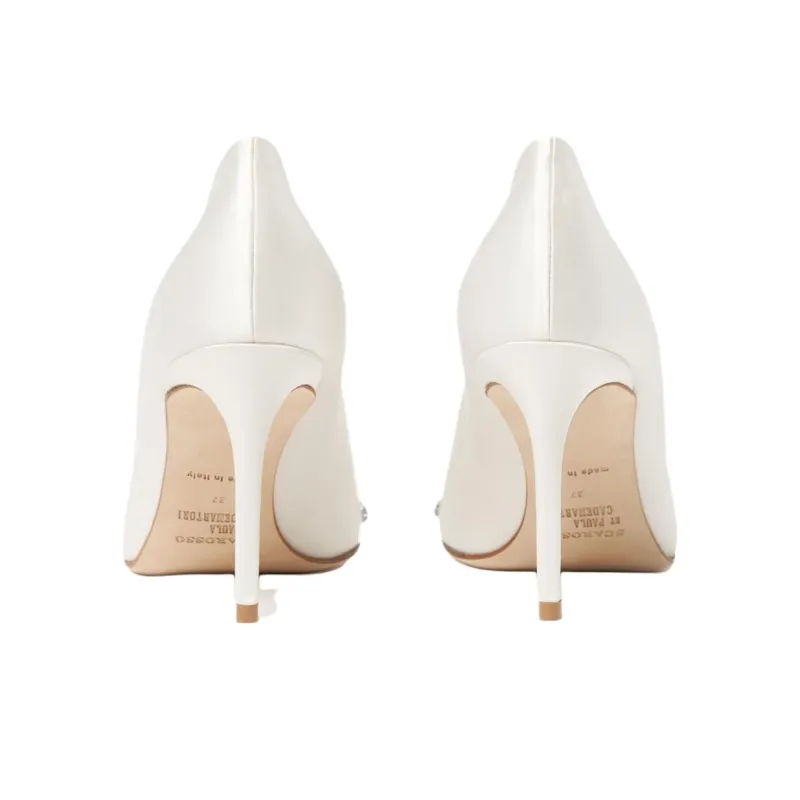 SCAROSSO 90mm Leather Pumps-3
