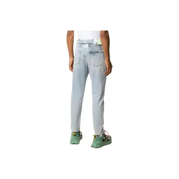 OFF WHITE Belted Low Rise Slim Fit Jeans
