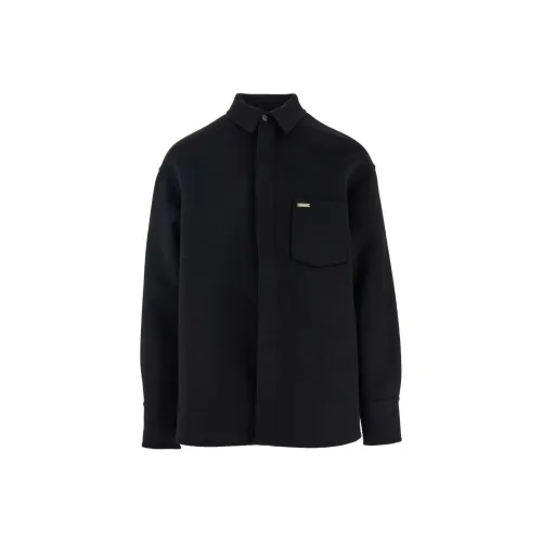 Ferragamo Chest-pocket Long-sleeve Shirt Jacket