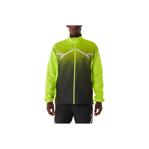 Asics LITE-SHOW Jackets Coats Men's Lime Green Skin/performance Black
