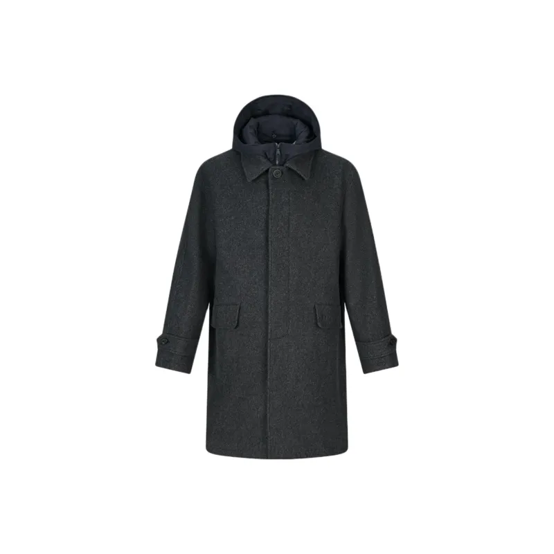 HAZZYS Coats Men Navy Blue-0