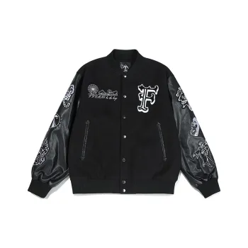 FFOMKE Jackets Coats Unisex Black