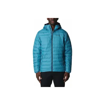Columbia Powder Lite Hooded Jacket Jacket Men's Light Blue