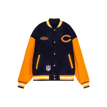 NFL Baseball Jacket Unisex Dark Blue