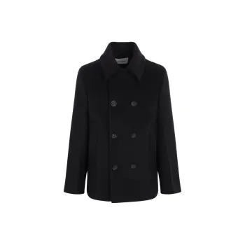 Ferragamo Double Breasted Peacoat