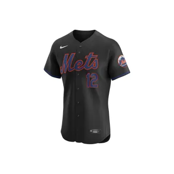 Nike Francisco Lindor New York Mets Men's Nike Dri FIT Adv Mlb Elite Jersey