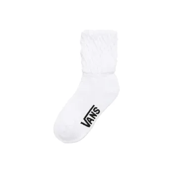 Vans SCRUNCH Mid Calf Socks Women's 1 Pack White