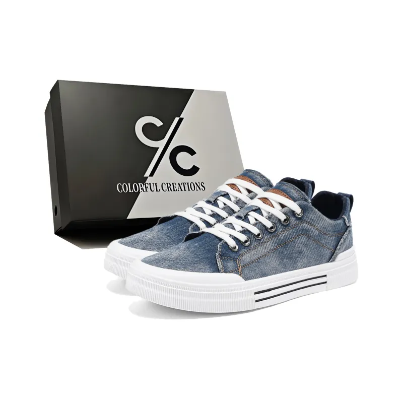 Colorful Creations Height Increasing, Abrasion Resistant, Lightweight, And Breathable Low Top Canvas Shoes Men's Box-5