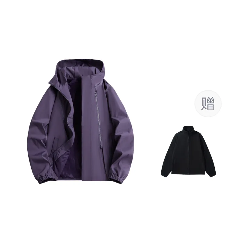 Feiyue Water-Resistant Windproof And Water-Repellent Windbreaker Jacket Unisex-12