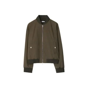 Burberry Wool Bomber Jacket