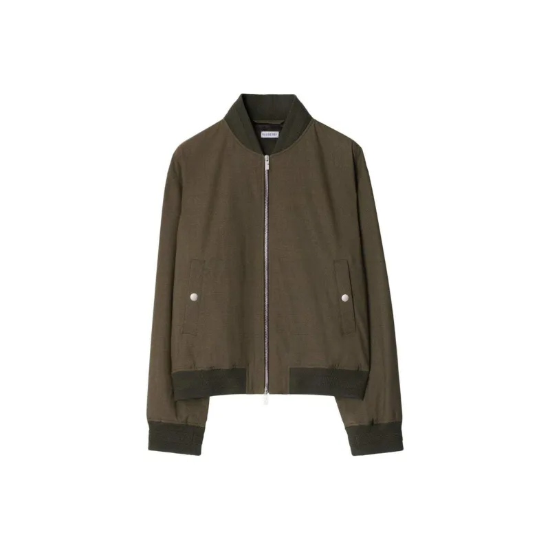 Burberry Wool Bomber Jacket-0