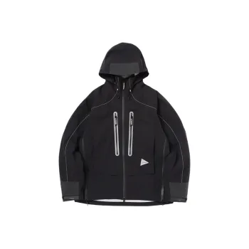 And Wander FW23 Jacket Unisex Black