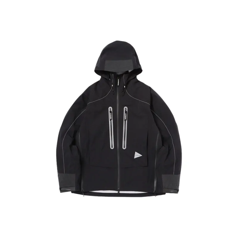 And Wander FW23 Jacket Unisex Black-0